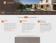 Tablet Screenshot of bastides-provencales.fr